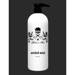  Badass Hair Wicked Mint Enriched Healing Shampoo 33.8 oz 