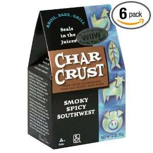 Char Crust Dry Rubs Smoky Spicy Southwest, 4 Ounce (Pack of 6)  