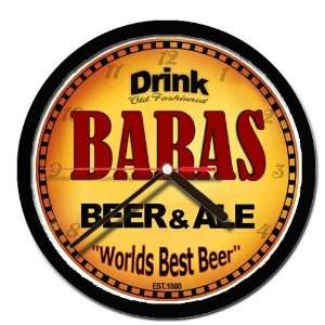  BARAS beer and ale cerveza wall clock 