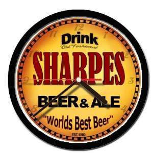  SHARPES beer and ale cerveza wall clock 