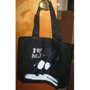 Michael Jackson I LOVE MJ Tote Bag