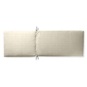  Knife edge Chaise Cushion in Sunbrella White   75 x 23 