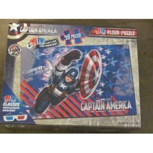  Captain America the First Avenger 3d Floor Puzzle Toys 