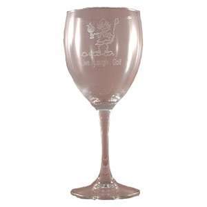  Golf Gals Wine Glasses