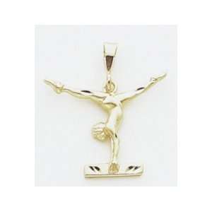  Female Gymnast Charm   C1247 Jewelry