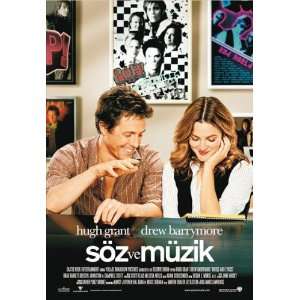  Music and Lyrics (2007) 27 x 40 Movie Poster Turkish Style 
