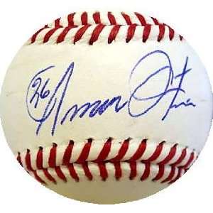  Amos Otis autographed Baseball