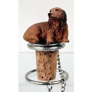  Dachshund Longhaired Wine Bottle Stopper 