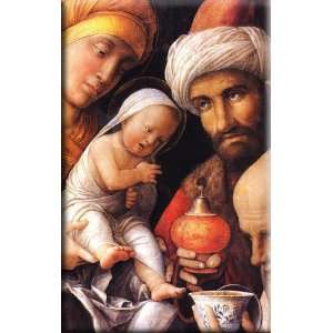 Adoration of the Magi [detail] 10x16 Streched Canvas Art by Mantegna 