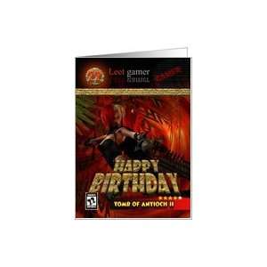  22nd Birthday Card for Gamers Tomb of Antioch Card Toys 