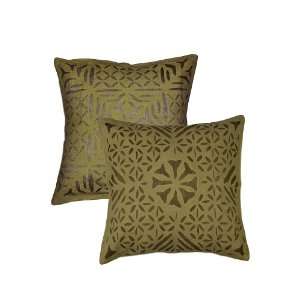 Rajasthani Handmade Cut, Patch & Thread Work 2 Piece Cotton Cushion 