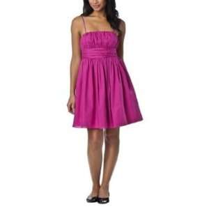   Target Womens Pink Empire Waist Spaghetti Strap Dress Juniors Size 7