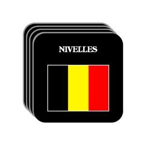  Belgium   NIVELLES Set of 4 Mini Mousepad Coasters 
