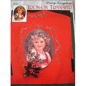 HOLLY CROWN   IRON ON TRANSFER   NOSTALGIC CHRISTMAS COLLECTION FROM 