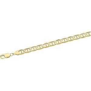  8.5 Inch 14K Yellow Gold Anchor Chain Bracelet Jewelry