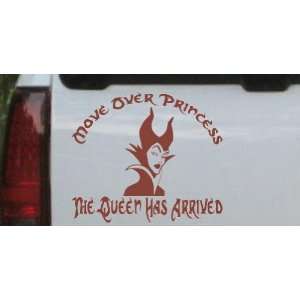   Over Princesses The Queen Has Arrived Funny Car Window Wall Laptop