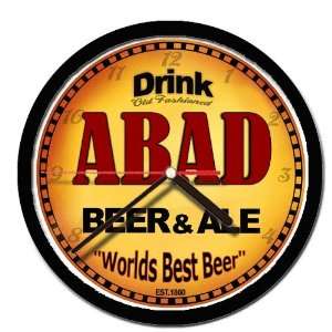  ABAD beer and ale wall clock 