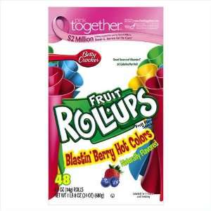 Fruit Roll Ups   48 rolls   CASE PACK OF 4  Grocery 