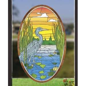  New   Lost Lake Centerpiece Accents Stained Glass Window Film 