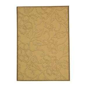 Safavieh CY2720 3001 Courtyard Collection Natural and Brown Indoor 