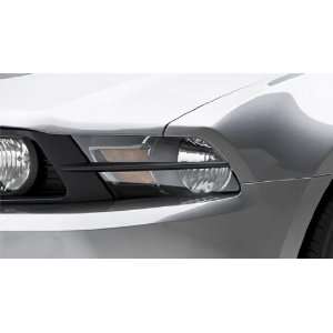    2012 Mustang GT Headlight Splitters (painted White   HP)   (pair