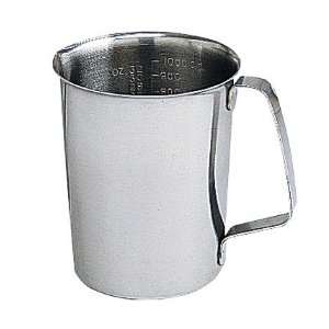 Stainless steel graduated pouring beaker, 16 oz/500 mL  