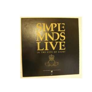  The Simple Minds Live in The City of Light poster