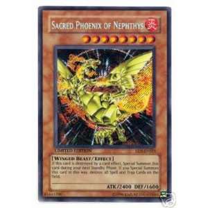 Yu Gi Oh Sacred Phoenix of Nephthys Limited Edition Foil Trading Card 