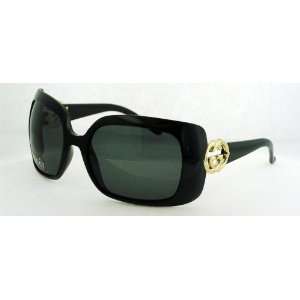 Gucci Sunglasses 3034 Shiny Black 