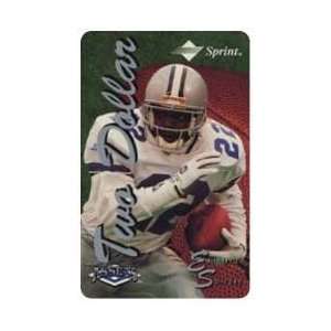   Card $2. Assets Series #2 (1995) Emmitt Smith (03/31/96) SPECIMEN