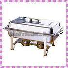 Chafer 8 QT.Chafing Dish Stainless Oblong Stainless NIB