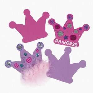  24 Jumbo Foam Crowns   Decorate Your Own Toys & Games
