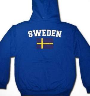  Sweden Crest International Soccer Sweatshirt, Sverige 