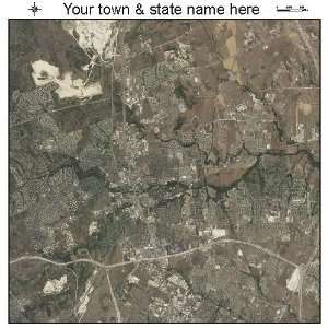   Aerial Photography Map of Round Rock, Texas 2008 TX 
