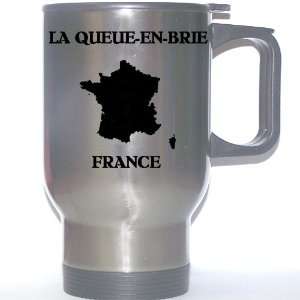  France   LA QUEUE EN BRIE Stainless Steel Mug 