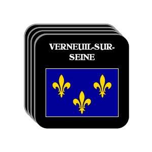 Ile de France   VERNEUIL SUR SEINE Set of 4 Mini Mousepad Coasters