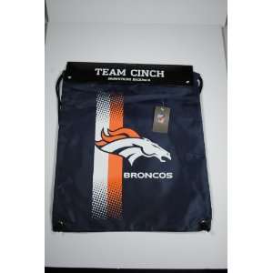  Denver Broncos NFL Team Cinch Drawstring Backpack 