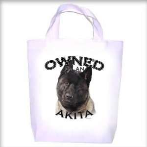  Akita BLACK Owned Shopping   Dog Toy   Tote Bag Patio 
