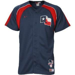   Texas Rangers Navy Blue Youth Home Plate Jersey