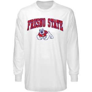  Fresno State Bulldogs Youth White Bare Essentials Long 