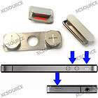 Side Button Set Volume Key Power On/Off Mute Button Kit for iPhone 4 