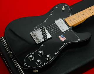 New USA Fender ® American Vintage 72 Telecaster Tele Custom, Black 