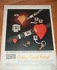 1960 swank tie cuff links klip jewelry ad golden script