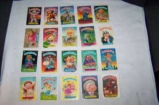   Vintage Garbage Pail Kids Trading Cards/Stickers Near Mint 1986  