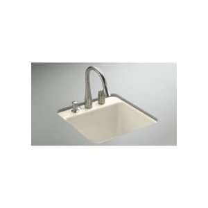  Kohler K 6655 3U 47 Undercounter Sink w/Three Hole Faucet 