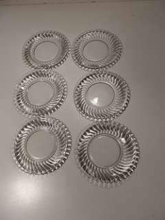SET OF 6 FOSTORIA COLONY BREAD AND BUTTER PLATES  