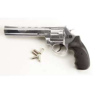  Starter Pistol   9mm Viper Revolver 6 Barrel Nickel 