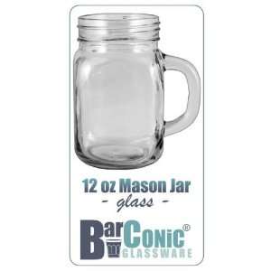  BarConic 12 Oz Mason Jar   Case of 48