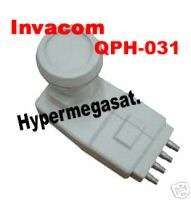 INVACOM QPH 031 Quad Polar CP/LP LNB DSS + FTA QPH031  