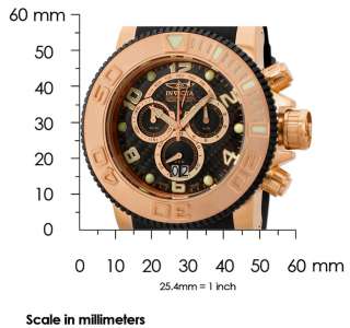 Invicta 0416 Pro Diver Sea Hunter Chronograph Rose Tone Watch  